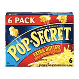 Pop-secret  extra butter microwave popcorn, 6 3.2-oz. bags Full-Size Picture